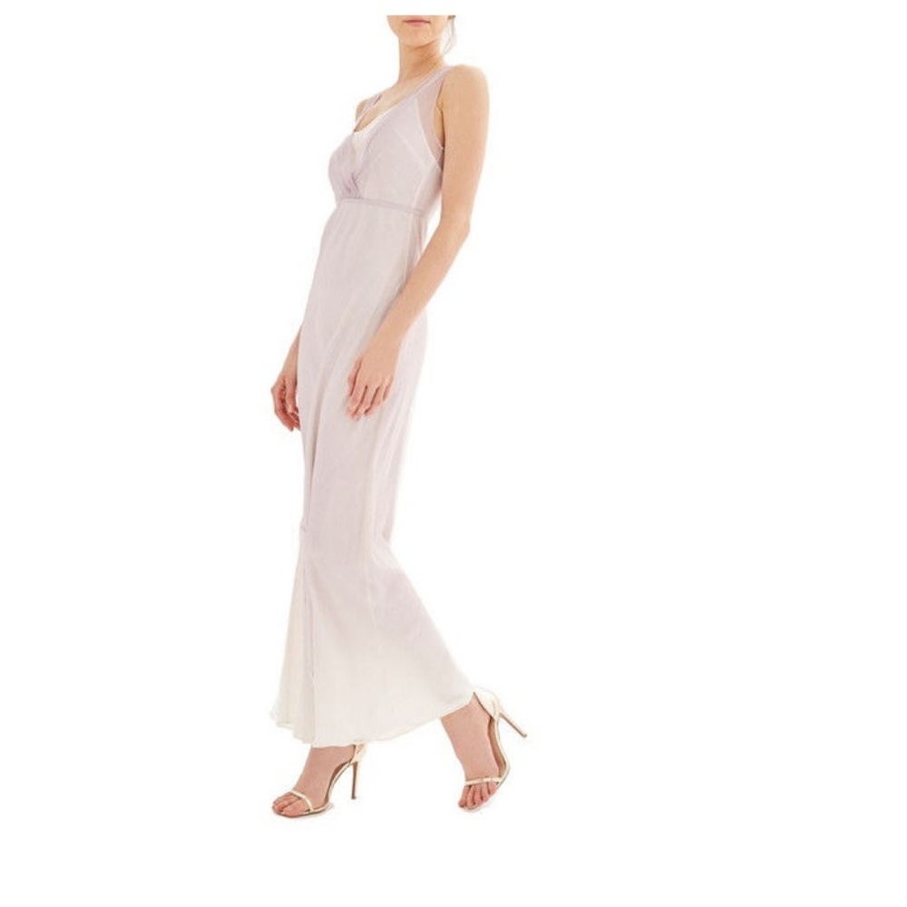TOPSHOP Bride Column Gown Luxury Pure Silk Dress - Picture 3 of 6